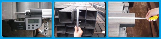 A seção/materiais de construção ocos das construções da construção de aço laminados galvanizou a tubulação quadrada