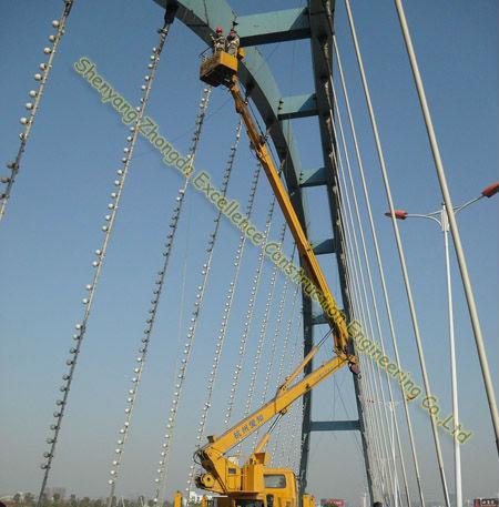 Ponte da construção de aço