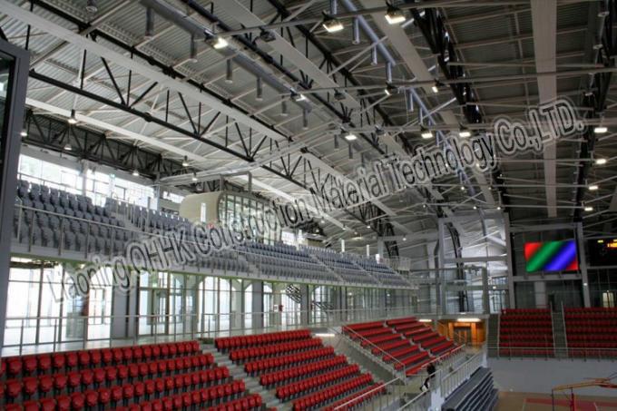 Salão de esportes do futebol do baixo custo de construções de aço da segurança