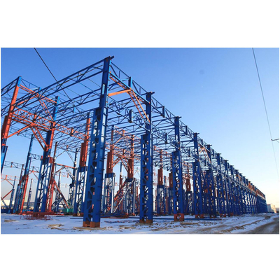 Edifício de estrutura de aço galvanizado pré-fabricado personalizado com conexão de parafuso de resistência