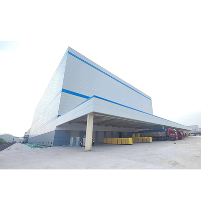 Armazém pré-fabricado Edifício de armação de portal de aço Edifício de estrutura de aço de armazenamento próprio